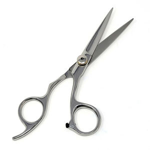 Ciseaux de barbier professionnels, manche en acier inoxydable, lames tranchantes, ciseaux à effiler, outils de coiffure pour usage domestique, design élégant - Product Image 1