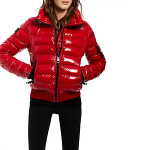 Veste matelassée légère pour femmes, doudoune d'hiver, manteau chaud à capuche, logo personnalisé, vêtements d'extérieur tendance, fabrication OEM, vente en gros, approvisionnement en usine - Product Image 6