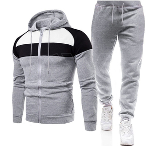 Precio bajo al por mayor de los hombres con capucha de peso pesado impreso sólido chándales para gimnasio Fitness 100% algodón comodidad diseño - Product Image 1