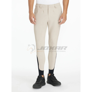 Los pantalones de montar a caballo impresos con logotipo personalizado más exigentes Último diseño Tamaño personalizado Hombres Pantalones de montar a caballo Servicio OEM - Product Image 1