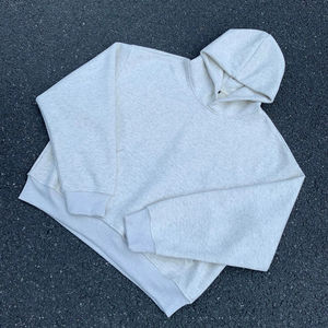 เสื้อฮู้ดดี้ผ้าฝรั่งเศสเทอร์รี่เนื้อหนาคุณภาพสูง พิมพ์ลายสกรีน ทรงโอเวอร์ไซส์ สำหรับผู้ชาย ขายส่ง - Product Image 3