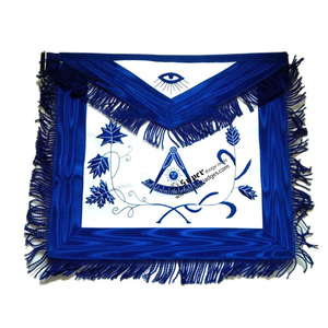 Masonic Grand Lodge Caballero de Rose Croix Grado Delantal Tela bordada Regalia con decoración de encaje - Product Image 3