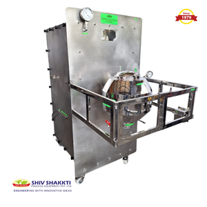 Secador al Vacío Automático de Tipo Cono Doble RotoCone Cantilever, Motor SUS316L, Nuevo, Caja de Cambios, Rodamiento, CGMP para Alimentos - Product Image 1