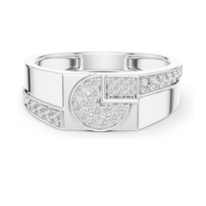 Bague pour femme en diamant de laboratoire et moissanite 0,40 CT, or 18 carats, 14 carats, 10 carats et argent 925, options or rose, or jaune, or blanc, VVS-VS - Product Image 1