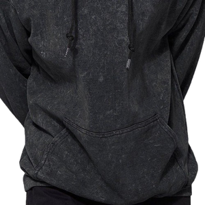 2024 nouveau Design en gros lavage à l'acide à capuche 100% coton Original séchage rapide respirant lavage à l'acide à capuche vêtements décontractés lavage à l'acide à capuche - Product Image 2