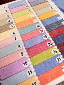 Tela tejida de lino y algodón de grado de exportación 58, hilo liso teñido para prendas internacionales para niños y niñas - Product Image 2