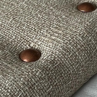 Tableau d'affichage en lin neutre, tissu artisanal, plusieurs tailles disponibles