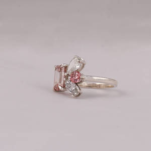 Anillo de compromiso de lujo de oro macizo de 18 quilates para mujer, 2,6 quilates, laboratorio multiforma creado, Diamante certificado IGI - Product Image 2