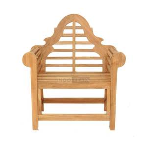 Chaise de jardin en teck vieilli de haute qualité à prix économique - Product Image 1