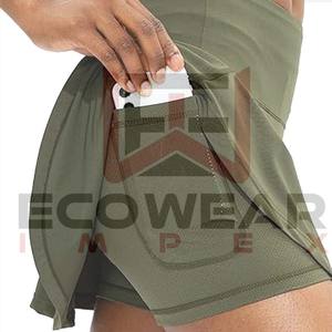 Jupe respirante personnalisée pour femmes en gros Jupe décontractée pour femmes en polyester respirant de toutes les couleurs personnalisée - Product Image 1