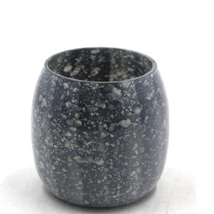 Soporte votivo de cristal decorativo de diseño único, tarro de vela con acabado púrpura antiguo para sala de estar, hecho a mano, personalizado - Product Image 3