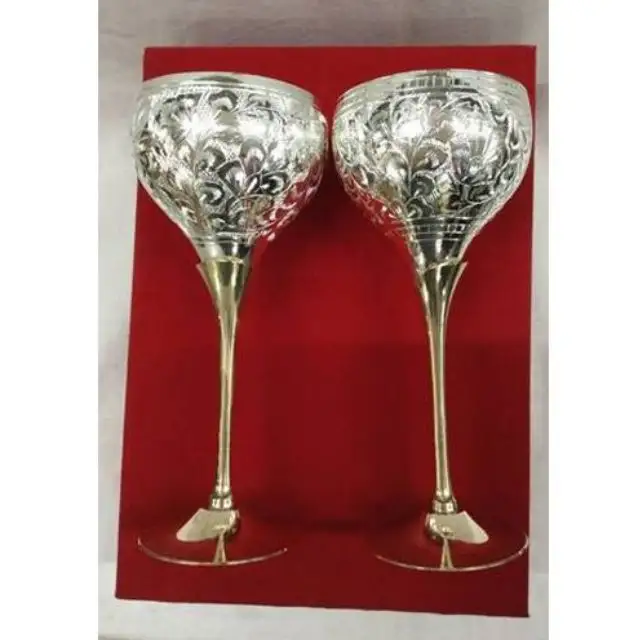 Metallic wine cup kitchen and tabletop item drinkware for new year parties metal item best for gift manufacture supplies