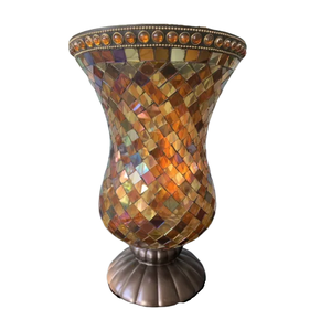 Portavelas votivo de cristal hecho a mano de calidad superior con tarifa personalizada, compra a precio mayorista de RGN Export - Product Image 1