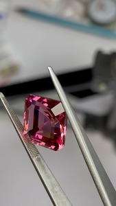 หินบำบัดทัวร์มาลีนสีชมพูธรรมชาติคุณภาพดีมากด้วยความแวววาว AAA เหมาะสำหรับการขัดเครื่องประดับที่สวยงาม - Product Image 3