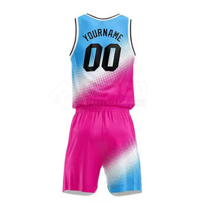 Nuevo estilo OEM Baloncesto Equipo Jersey Cómodo American Youth Basket Ball Precio de venta al por mayor - Product Image 3
