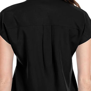 Classic Custom Scrub Uniforms Sets Anti Wrinkle Medical Uniform <b>Turtle</b> <b>Neck</b> <b>Tops</b> Scrub Suit Nursing Scrubs with logo for <b>Women</b> - Product Image 5