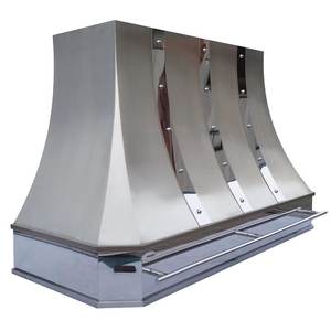 เครื่องดูดควันติดผนังสเตนเลสสตีลขนาด48นิ้วเคลือบเงาพร้อมสายและหมุดขัดเงาสำหรับห้องครัวสุดหรูทันสมัย - Product Image 5