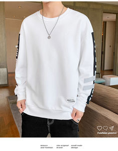 OEM Vente en gros de haute qualité Hommes XS Crewneck Sweatshirts Prix usine Solid Winter Fleece Jackets Men's Hoodies Sweatshirts - Product Image 5