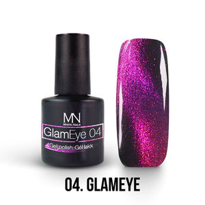 สีทาเจล UV LED ผลิตใน EU-cpnp-สีม่วง-glameye GEL polish 04- 6ml-mysttic nails - Product Image 1