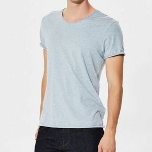 Blusa para hombre Fitness Tops Camiseta de manga corta Culturismo Camiseta de moda Camiseta sólida - Product Image 5