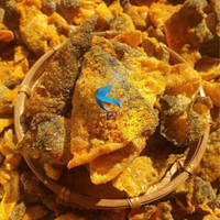 Peau de poisson salée séchée croustillante, en vrac, exportation à prix de gros