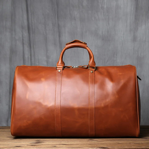 Vente en gros de fourre-tout à logo personnalisé sac de sport de week-end à bandoulière sacs de voyage étanches en cuir - Product Image 4