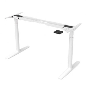 <b>Adjustable</b> Metal Electric Motor-Driven Round Column Lifting <b>Table</b> Legs ETL-M2S2OBOL with High Visibility - Product Image 1