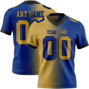 Maillot de football américain personnalisé pour hommes, uniforme en polyester 235GSM, impression numérique, tenue d'entraînement pour équipe, vêtements de sport - Product Image 6