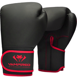 Vente chaude VAMPIREO Marque Adulte MMA Gants Conception De Logo Personnalisé Tout En Cuir Gants De Boxe De Haute Qualité Pakistanais En Gros - Product Image 3