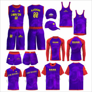 Uniforme de basket-ball en tissu polyester de qualité pour un confort et un mouvement facile pendant le jeu - Product Image 6