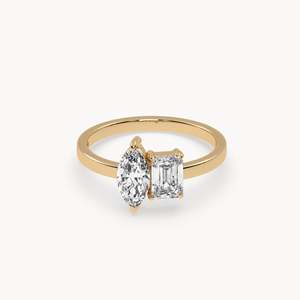 Bague en or 14 carats avec diamant de laboratoire cultivé par Vincent - Product Image 2