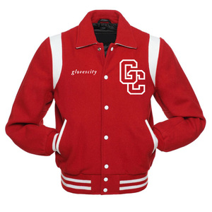 GANTS City Custom Chenille Embroidery Patchwork Long Sleeve Varsity Jacket For Man High Street Loose Baseball Man Jacket - Product Image 5