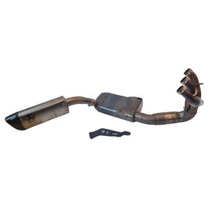 For AKRAPOVIC Full Exhaust System for Yamaha MT-09 2021-2023 New Condition Stainless Steel & Carbon Mufflers <b>Boxed</b> - Product Image 1