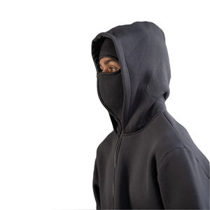 Ventes en gros de cagoules en polaire à fermeture éclair, coupe-vent, masque facial, cagoule de sport d'hiver pour moto - Product Image 3