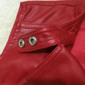 Recién llegado, Chaleco de piel de cordero auténtica para mujer, lona impermeable con decoración Vintage, moda al por mayor para invierno - Product Image 4