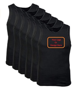 Wholesale Tank for Men's Tanks 100% Cotton High Quality Pull on Closure <b>Machine</b> Wash Sourcing From Bangladesh - Product Image 3