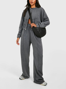 เสื้อวอร์มผ้าฝ้าย100% คุณภาพระดับพรีเมี่ยมสำหรับผู้หญิงเสื้อลูกไม้สำหรับฤดูหนาวพิมพ์โลโก้ใส่สบายพิมพ์ลายตามสั่ง - Product Image 3