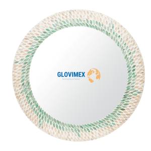 Top New Design Capiz Shell <b>Wall</b> Salon <b>Mirror</b> <b>Small</b> Round <b>Mirror</b> Durable Handwoven Home Decors Luxury - Product Image 1