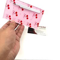Prix de gros Carreau de palette de cils en acrylique durable Red Cherry Bow avec aimant pour pince à épiler Carreaux de plateau de cils avec logo personnalisé