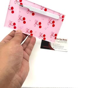 Precio al por mayor lazo de cereza roja azulejo de paleta de pestañas de acrílico sostenible con imán para pinzas azulejos de bandeja de pestañas con logotipo personalizado - Product Image 6
