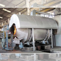 Four rotatif FLUID-O-MATIC pour la fusion et la fusion à haute température des métaux, écoénergétique, 415V 15kW, 5 ans de garantie, 907kg