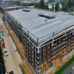 Atelier préfabriqué en structure métallique, <span class=keywords><strong>bâtiment</strong></span> d'usine, entrepôt préfabriqué en acier, <span class=keywords><strong>construction</strong></span> à ossature métallique lourde à plusieurs étages - Product Image 1