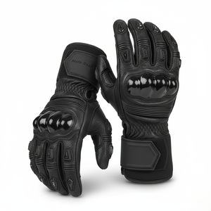 Gants de motocross de luxe certifiés Malik Raza, finition de protection, faible MOQ, personnalisation en gros - Product Image 1