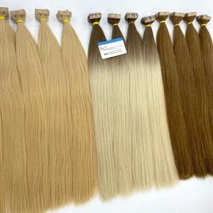 100% ruban de cheveux humains vietnamiens bruts dans les extensions de cheveux avec de la colle longue bande en gros en stock meilleure texture - Product Image 4