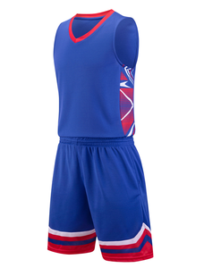 ชุดเสื้อบาสเก็ตบอลสำหรับผู้ชายชุดเสื้อบาสเก็ตบอลดีไซน์เรียบง่ายโลโก้ออกแบบได้ตามต้องการ - Product Image 5