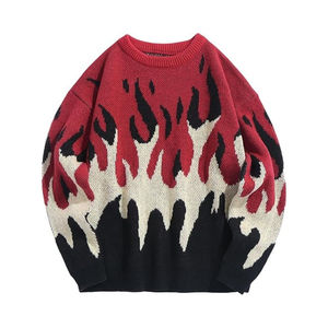 Furry Crew <b>Neck</b> Sweater 2025 <b>Mens</b> Fluffy Mohair Sweater Unique Texture Loose Fit Modern Fashion Wear Perfect for Cold Season - Product Image 1