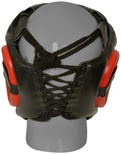 อุปกรณ์ป้องกันศีรษะสำหรับชกมวยหนังวัวคุณภาพเยี่ยมระดับมืออาชีพ - Product Image 4
