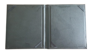 Carpeta de alta calidad de cuero genuino QP tamaño certificado titular con diploma cubierta cartera patrón archivador - Product Image 5