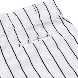 Uniformes de sport personnalisés, pantalons de baseball, softball, coupe décontractée, pantalons de baseball sublimés à fines rayures - Product Image 4