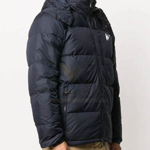 OEM Veste chaude d'hiver rembourrée avec logo personnalisé Veste légère en polyester Veste matelassée streetwear - Product Image 3